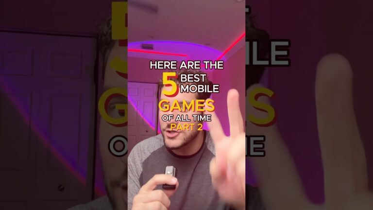 5 BEST Mobile Games of all TIME Part 2