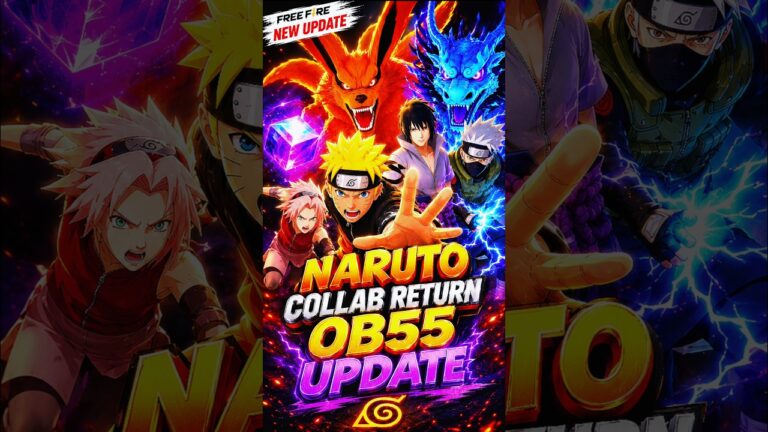 Free Fire OB55 Update: Naruto Chapter 1 RETURN + New Events, Rewards & Bundles!