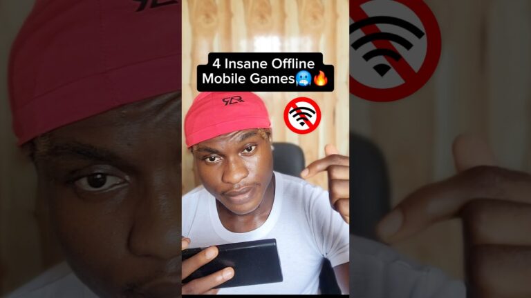 4 Insane Offline Mobile Games