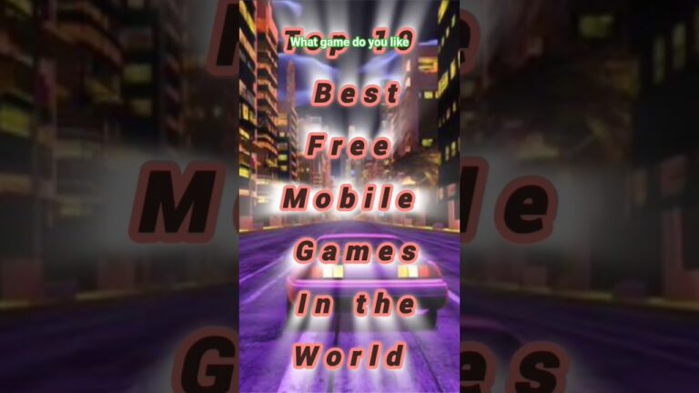 top 10 best free mobile games 🎮 in the world #viral #shorts #shortsfeed