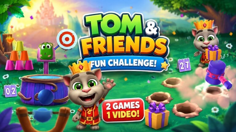 Tom & Friends Fun Challenge! 🎯🎁 | Funny Mobile Games #catTom