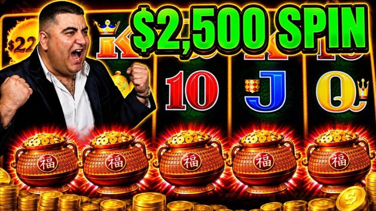 $2,500 Spin MEGA JACKPOT SHOCKED EVERYONE At Casino ! 😱💰