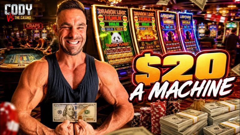 5 Machines $20 Each! Gambling on a Budget Ep. 1