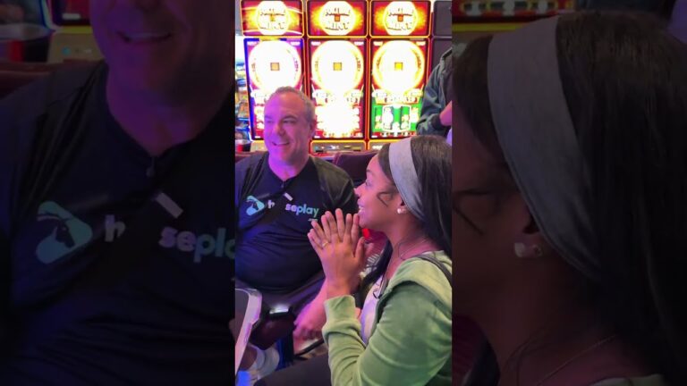 BIGGEST Surprise Jackpot of her LIFE #gambling #casino #slots