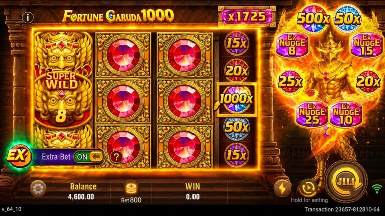 Fortune Garuda 1000 🦅🔥 SUPER WILD Feature Demo Gameplay | JILI Game