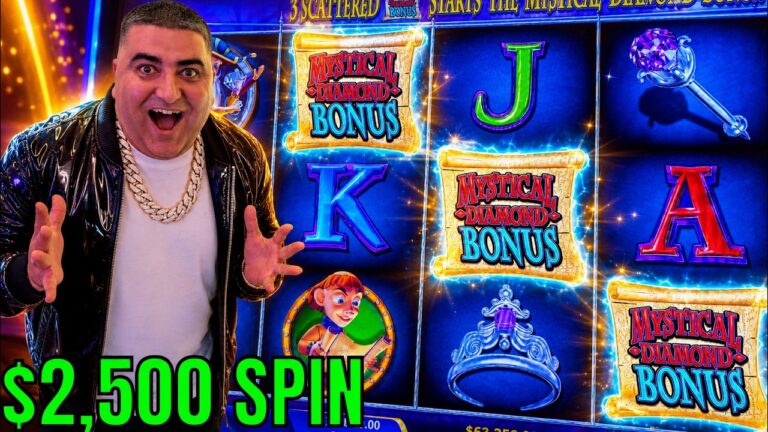 I DID IT AGAIN – $2,500 Max Bet EPIC JACKPOT On Diamond Queen