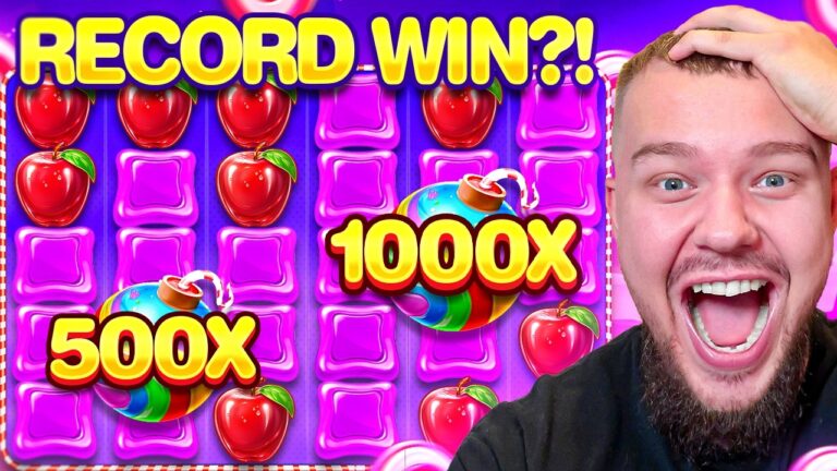 I HIT THE MOST SENSATIONAL WIN ON SWEET BONANZA!? (Big Slot Win!?)