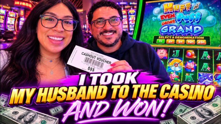 I TOOK MY HUSBAND TO THE CASINO AND WE WON 1k w/ LOW BETS