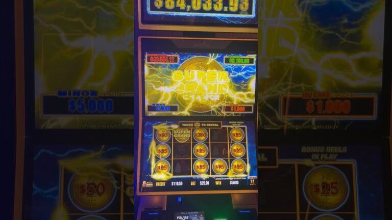 SUPERGRAND CHANCE? $25 Bet high limit dollar storm! #casino #slot #jackpot