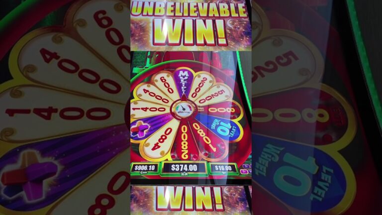 🚨THE WHEEL BONUS WAS ON 🔥 5c Denom! @DelawareParkCasino #bigwin #newslot #casino