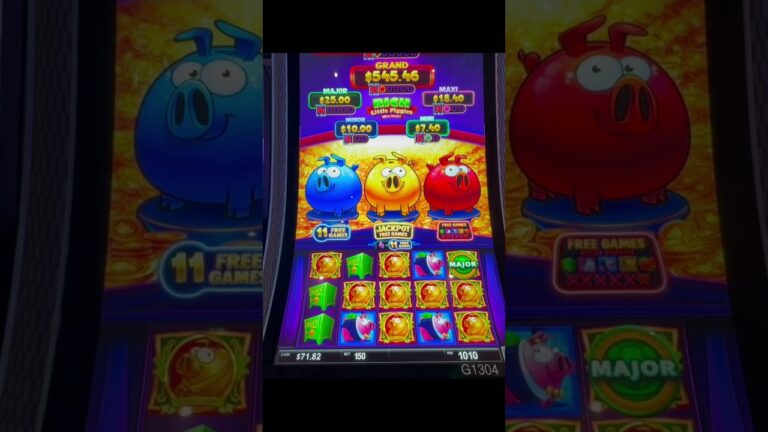 The Rich Little Piggies Bonus You Have to See! #slots #gambling #win