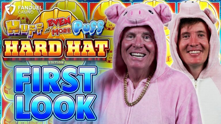 Vegas Matt Aims for Gold on Huff n’ Even More Puff Hard Hat Edition 🔨🐷