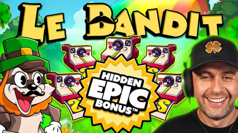 WE GOT ANOTHER HIDDEN 5 SCATTER ON LE BANDIT & IT SAVED US!!